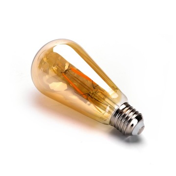 Żarówka LED E27 ST64 4W Retro filament Loft Amber