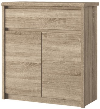 KOMODA DO SALONU z półką i szufladą 2D1S