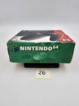 ОРИГИНАЛЬНЫЙ ПАНЕЛЬ NINTENDO 64, ЧЕРНАЯ КАРТОННАЯ КОРОБКА