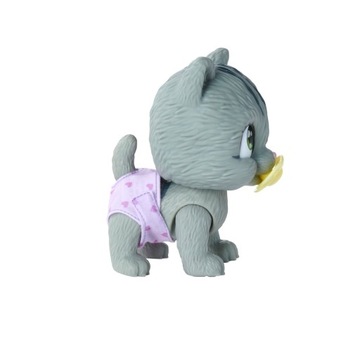 PAMPER PETZ INTERACTIVE KITTEN DRINKS PEEING DIAPER GANG + соска-бутылочка