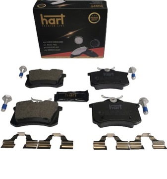 KLOCKI TYŁ HART PREMIUM AUDI A1 A3 A4 A6 A8 TT