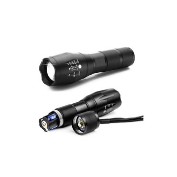 СВЕТОДИОДНЫЙ ФОНАРЬ GRUNDIG 200M АЛЮМИНИЙ 5 x ZOOM