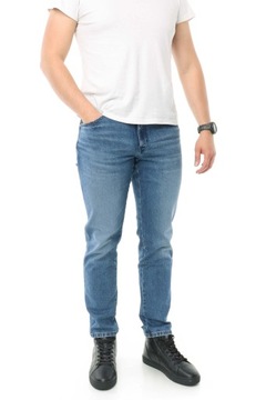 WRANGLER RIVER spodnie proste tapered jeansy W31 L30