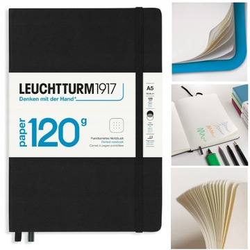 LEUCHTTURM1917 Notatnik Notes Medium A5 Kropka 120 bullet journal