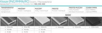 Светодиодный алюминиевый профиль для гипсокартона RIGIPS MONO 2M