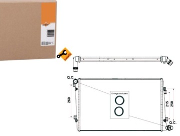РАДИАТОР VW GOLF 5 1.9 2.0TDI NRF