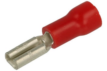 Konektor 2,8mm izolowany żeński 100szt