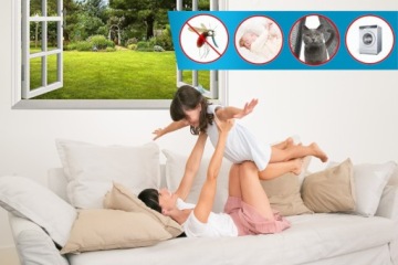 УНИВЕРСАЛЬНАЯ оконная москитная сетка от 20/20 до 130/150 см.