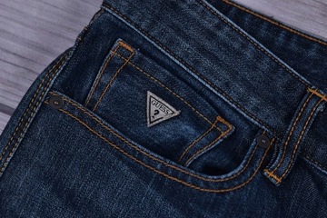 GUESS Los Angeles Modne Jeansy Męskie Premium 33