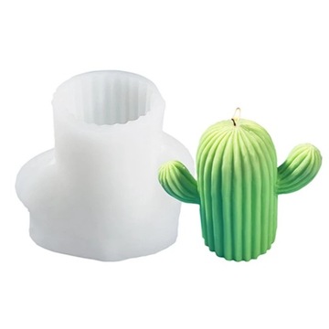 Cute Cactus Candle Mold Silicone Mold Aromath