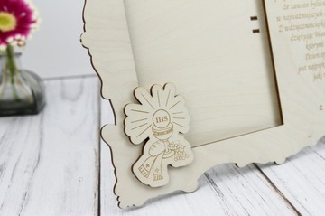 Рамка-спасибо за причастие дедушки и бабушки