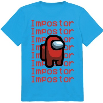 T-SHIRT KOSZULKA AMONG US IMPOSTOR 164 JAKOŚĆ