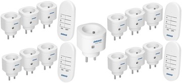 Centralne Gniazdo WiFi Alexa Google Tuya +12Gniazd