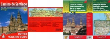 CAMINO DE SANTIAGO DROGA ŚW JAKUBA PRZEWODNIK+MAPA
