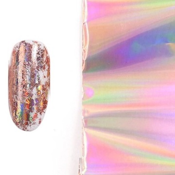 Трансферная фольга для нейл-арта, зеркальный хром, 100 см.