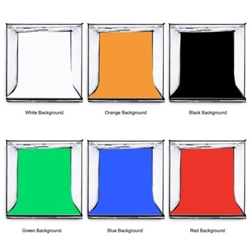 PULUZ БЕЗТЕННАЯ ФОТОТЕНТА 40 СМ LED 5500K 2X1200LM + ЧЕХОЛ