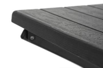 Стул складной, садовый, банкетный, антрацит