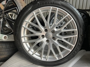 AUDI A6 A7 C7 4G ORYGINALNE KOŁA 255 40 19 OPONY PIRELLI LETNIE LATO AO