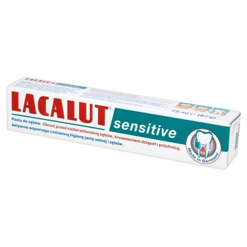 Lacalut Sensitive pasta do wrażliwych zębów 75 ml