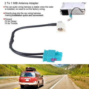 Adapter antenowy 2 do 1 MIB Radio G FAKRA dla