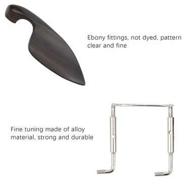 НАБОР ДЕТАЛЕЙ АКСЕССУАРЫ ДЛЯ СКРИПКИ ДЕТАЛИ ДЛЯ СКРИПКИ 4/4