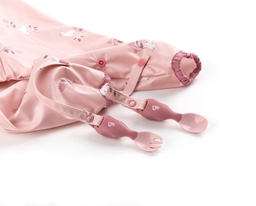 Водонепроницаемый нагрудник с длинными рукавами ECO BiBADO BLW Curious Cottontails