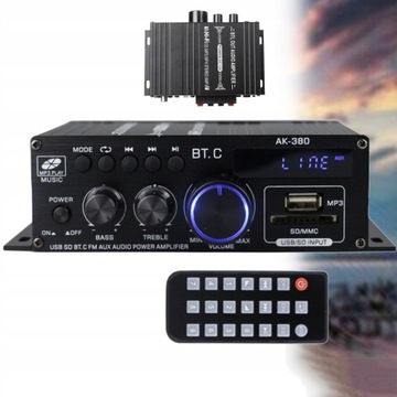 ПОРТАТИВНЫЙ FM-РАДИОУСИЛИТЕЛЬ BT5.0 ВХОД SD/USB