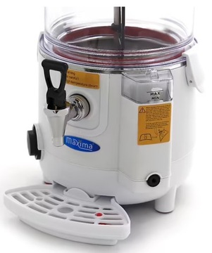 Диспенсер для горячего шоколада - 10 л - белый MAXIMA 09504002