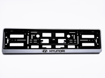 RAMKA Z NAPISEM HYUNDAI POD REJESTRACJĘ Z ZAWIASEM