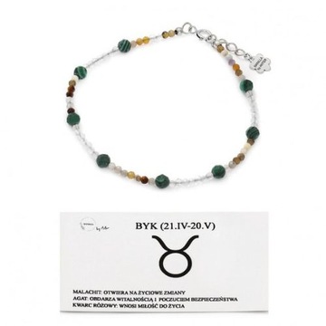 Bransoletka znak zodiaku byk