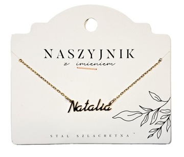 Naszyjnik z imieniem Natalia