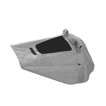 Uniwersalna osłona przeciwsłoneczna do wózka w kolorze High Grey