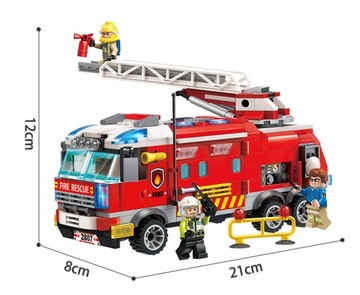 Блоки Qman Firetruck 366 шт.