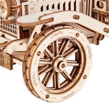 Деревянный 3D-пазл Robotime — ВИНТАЖНЫЙ АВТОМОБИЛЬ — ПОДАРОК ​​MC801