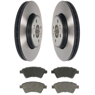 TARCZE + KLOCKI PRZÓD RENAULT SCENIC II MEGANE II