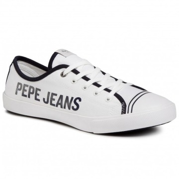 BUTY PEPE JEANS PLS30954 800 GERY BRADING 6 TRAMPKI -50%