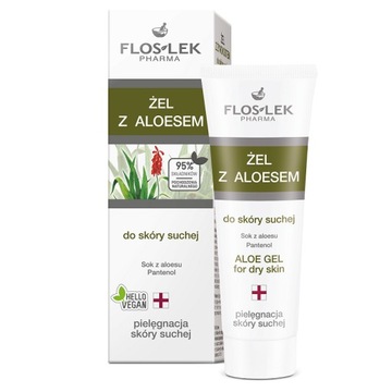 Żel z aloesem do skóry suchej 50 ml - Floslek
