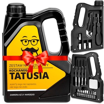 ZESTAW NARZĘDZI KANISTER PREZENT DZIEN MĘŻCZYNY DLA NIEGO MĘŻA CHŁOPAKA 21