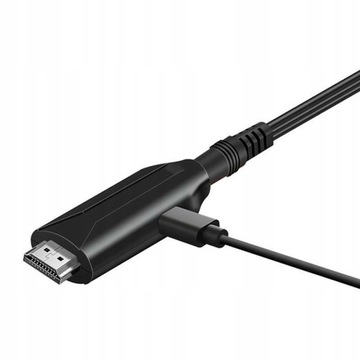 Konwerter obrazu i dźwięku z HDMI na SCART