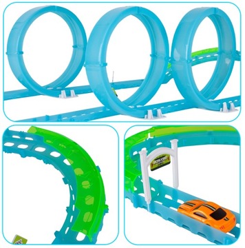 Светящийся гоночный автомобиль