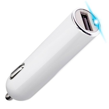 SZYBKA ŁADOWARKA SAMOCHODOWA DO TELEFONU ZAPALNICZKI 1X USB 1A 5V 10-30 DC