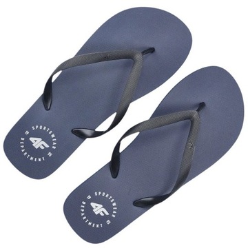 KLAPKI MĘSKIE 4F JAPONKI SPORTOWE NA PLAŻE BASEN PO DOMU NA LATO GUMOWE