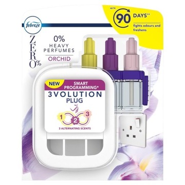 FEBREZE 3volution ORCHIDS Диффузор + принадлежности Пион-Кедр — Ваниль-Магнолия