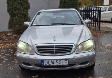 Mercedes Klasa S W220 Sedan 3.2 (320 CDI) 204KM 2003 Mercedes-Benz Klasa S Mercedes S 320 w pelni sprawny technicznie 3.2, zdjęcie 2