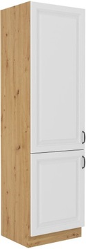 Wysoka szafka kuchenna 210x60 STELVIO Biel Artisan