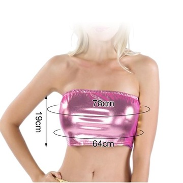 Женский топ-бандо без бретелек