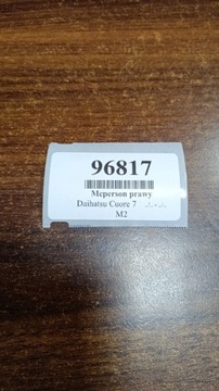 DAIHATSU CUORE VII 1.0 MCPHERSON PRAVÝ PŘEDNÍ