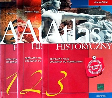 Atlas Historyczny Cz. 1 2 3 Gimnazjum Szkurtatowski Operon