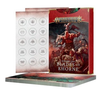 Warscroll Cards Blades of Khorne Warhammer