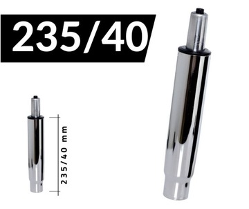 Siłownik fotela krzesła podnośnik gazowy 235/40 chrom
